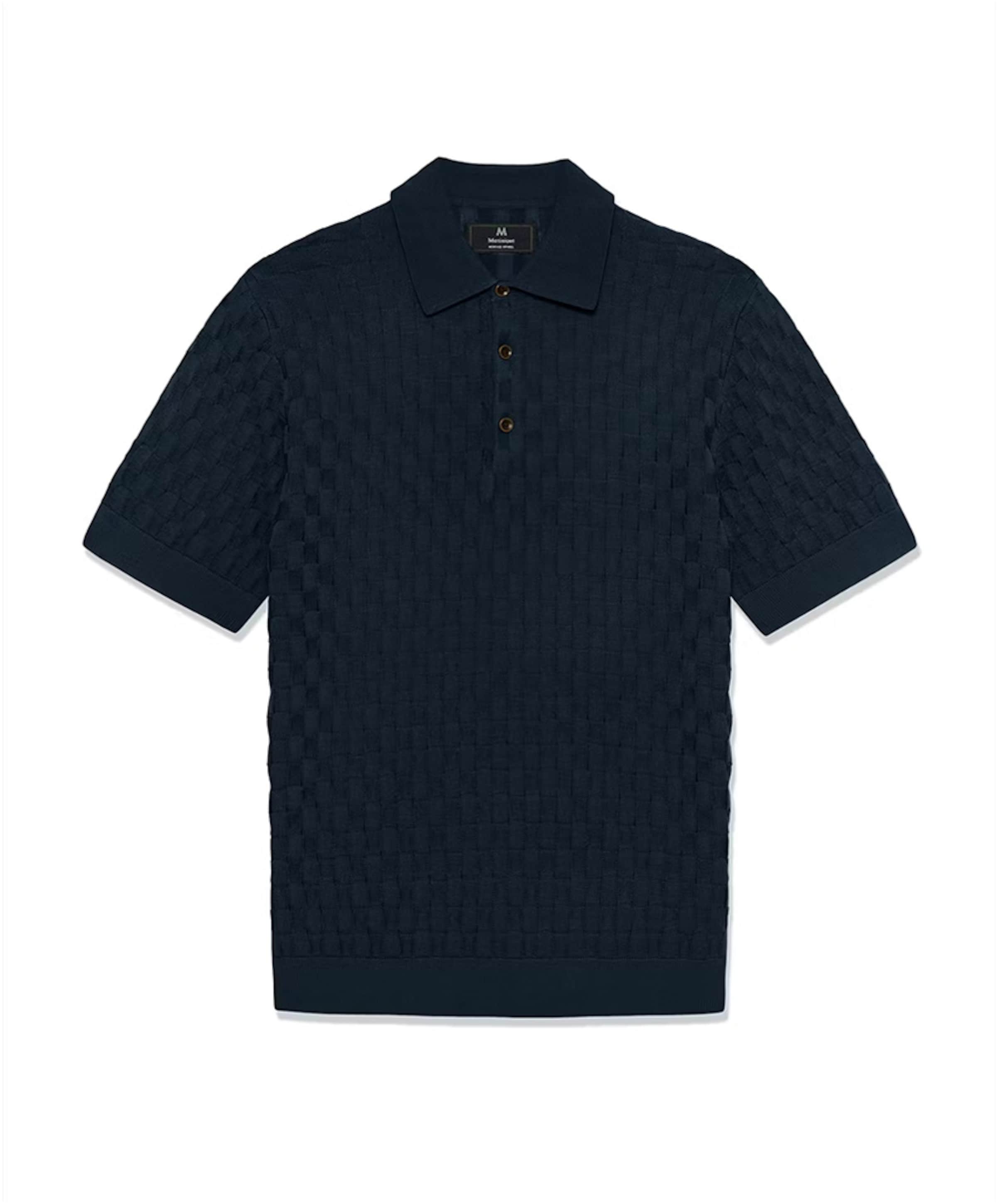 Heren polo blauw