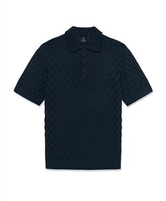 Heren polo blauw