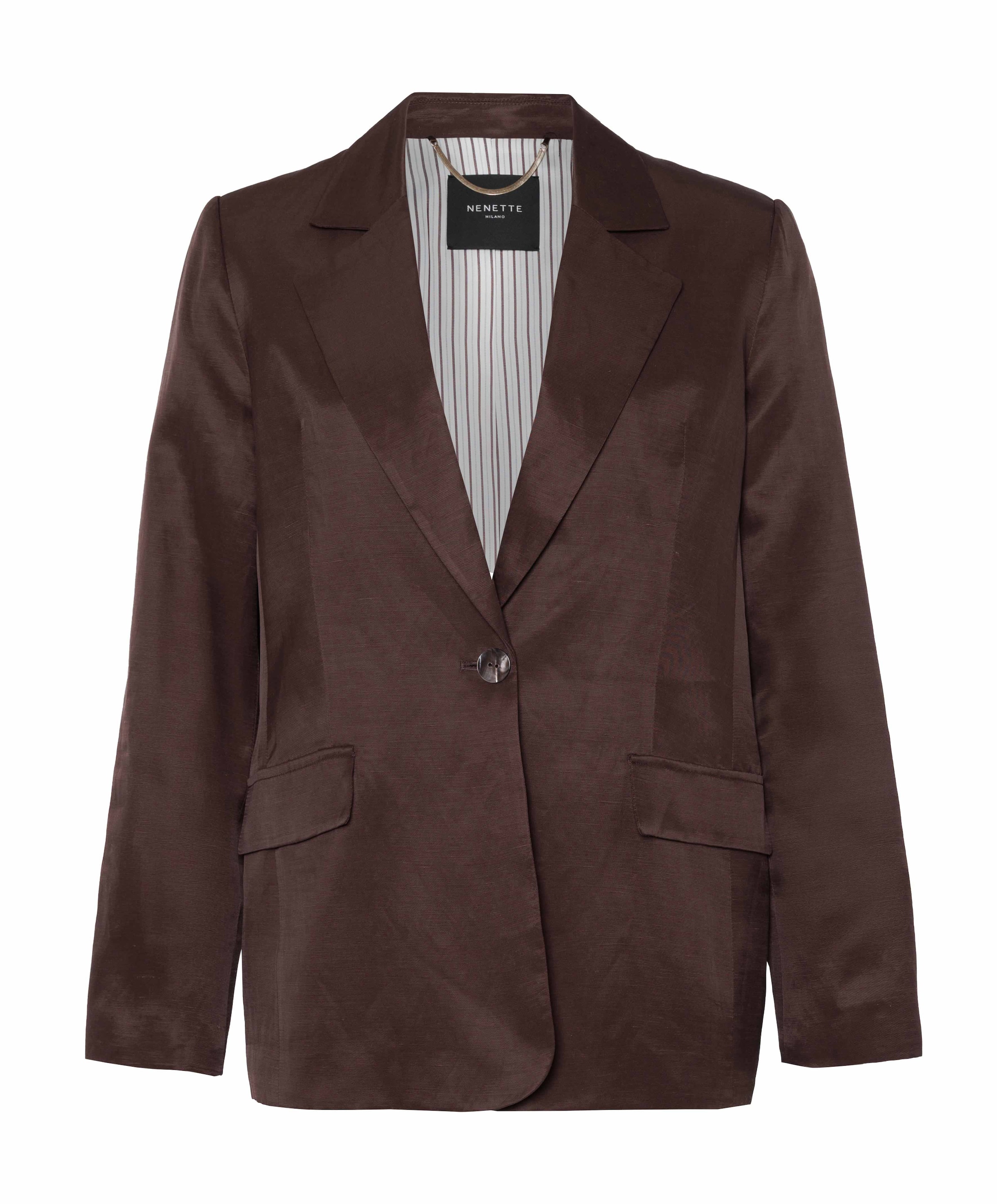 Dames blazer bruin
