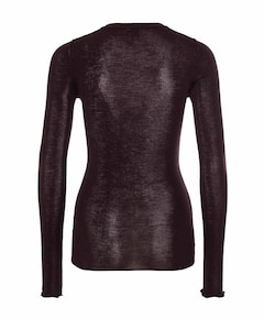 Dames longsleeve bruin