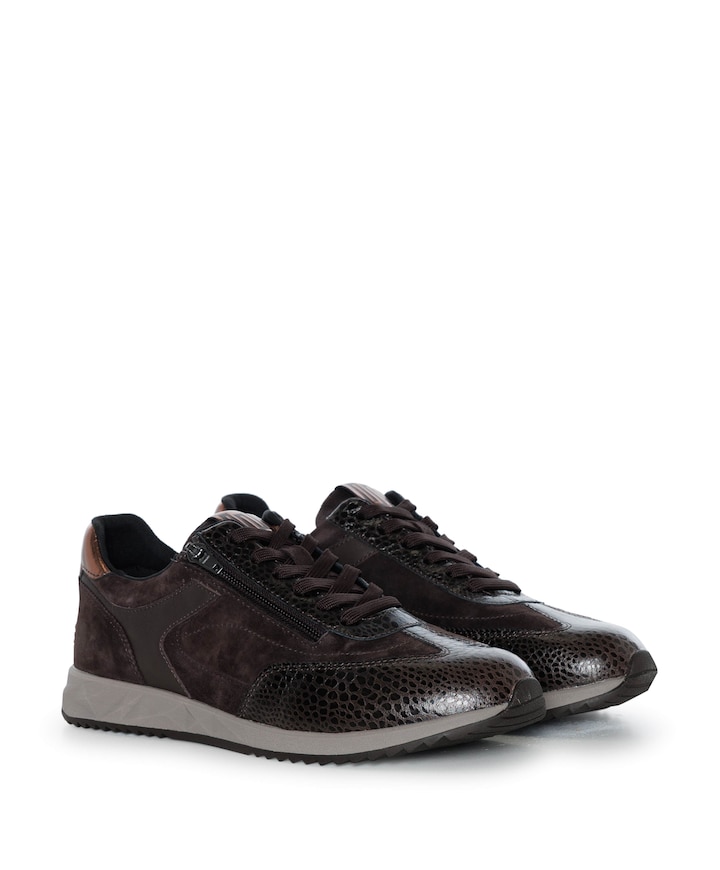 Janett dames sneakers bruin