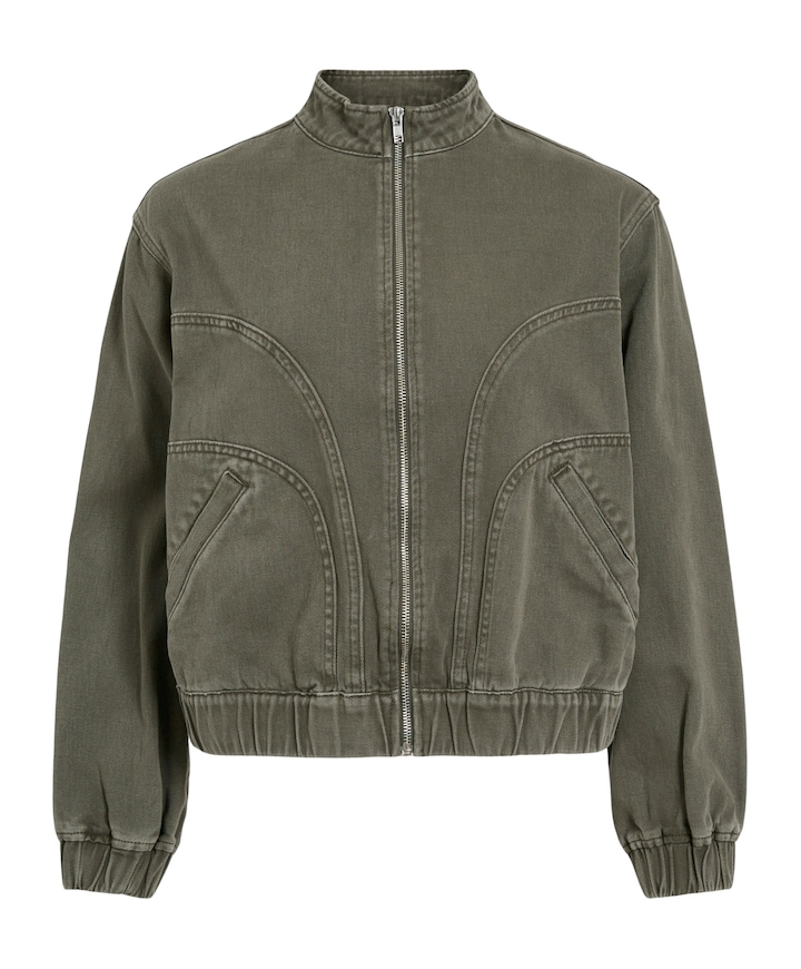 Dames spijkerjas  groen