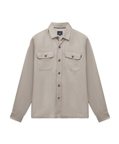 Heren overshirt beige