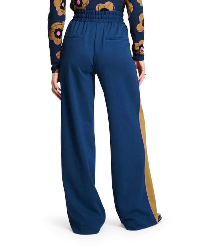 Colourblock Nightfall broek blauw