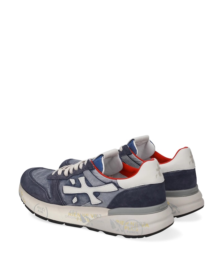 Mick heren sneakers blauw