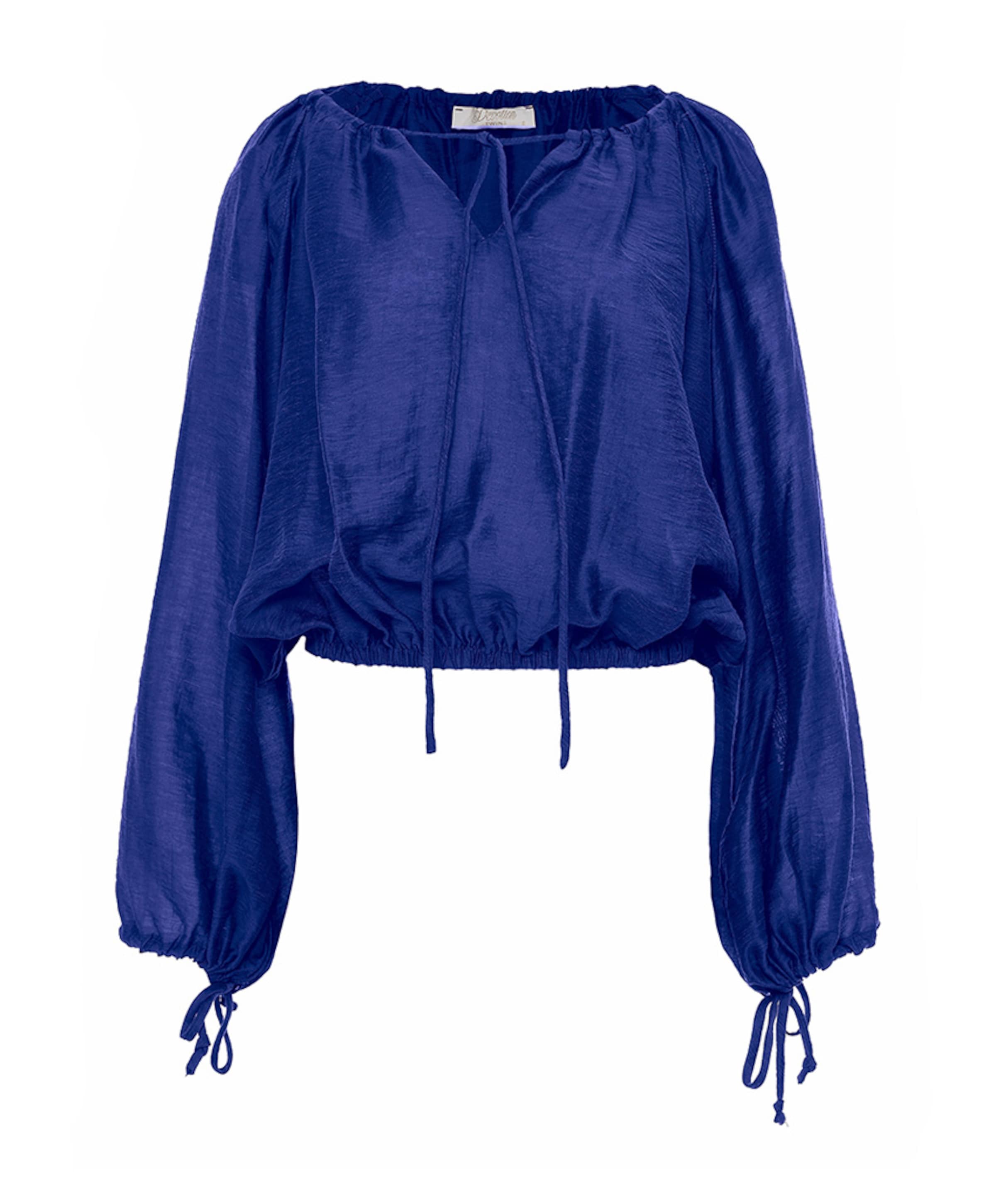 Dames blouse blauw