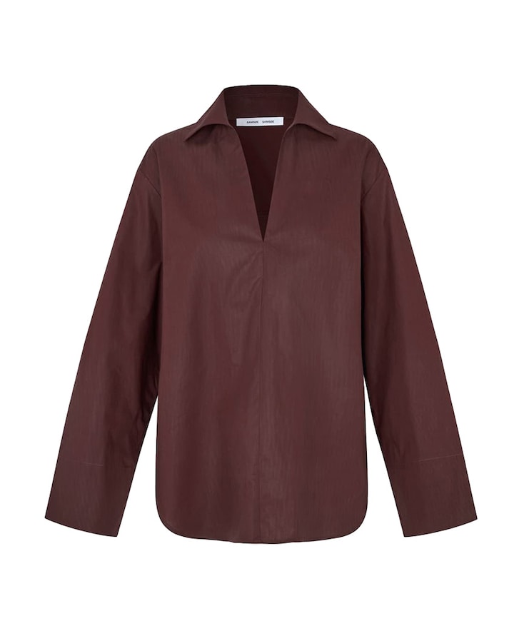 Dames blouse bordeaux