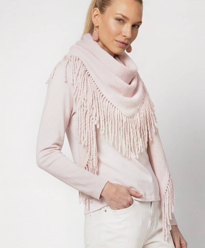 Dames sjaal roze
