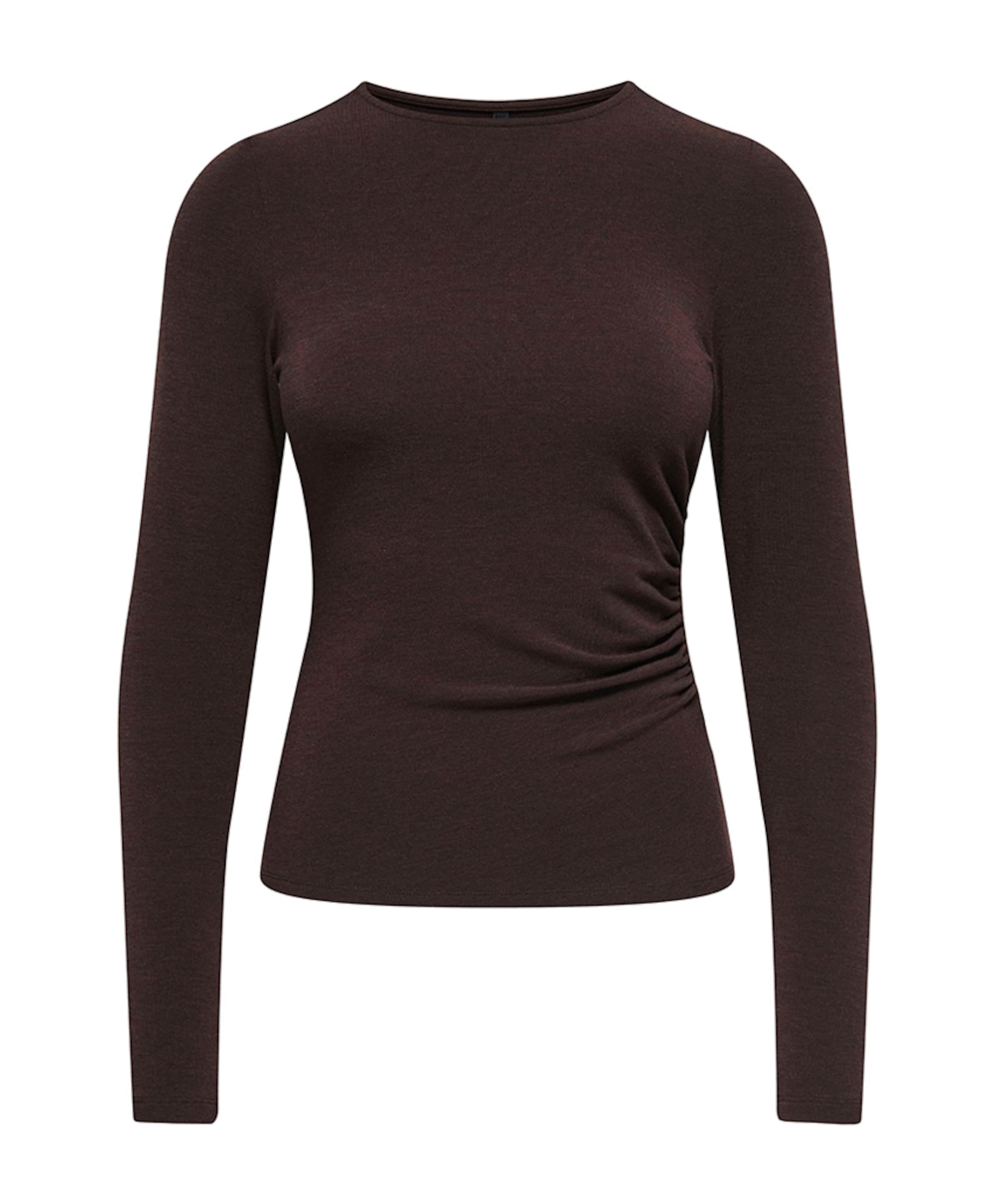 Dames longsleeve bruin