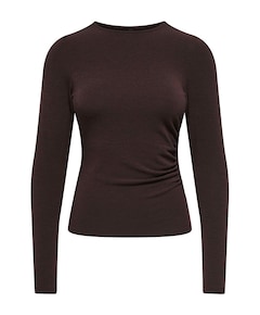 Dames longsleeve bruin