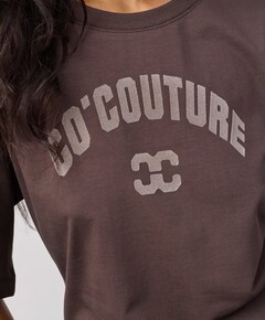 Dames T-shirt bruin