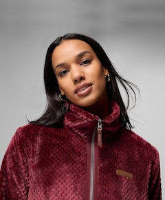 Dames vest bordeaux