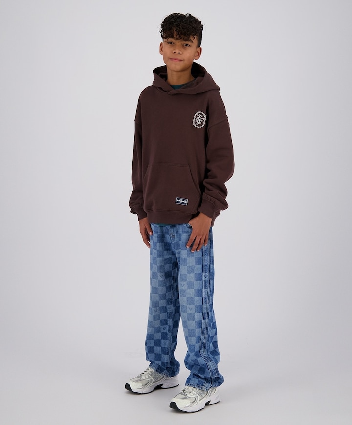 Jongens hoodie bruin