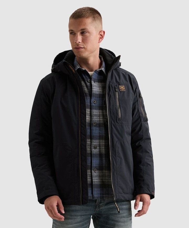 Heren jas blauw