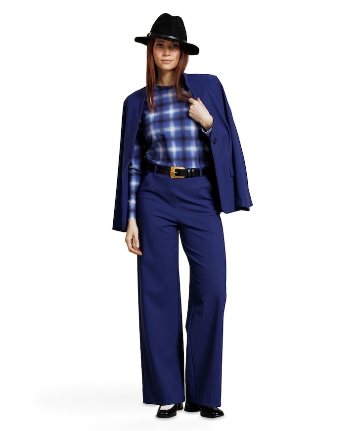 Lexie bonded dames broek blauw