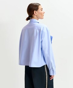 Dames blouse blauw