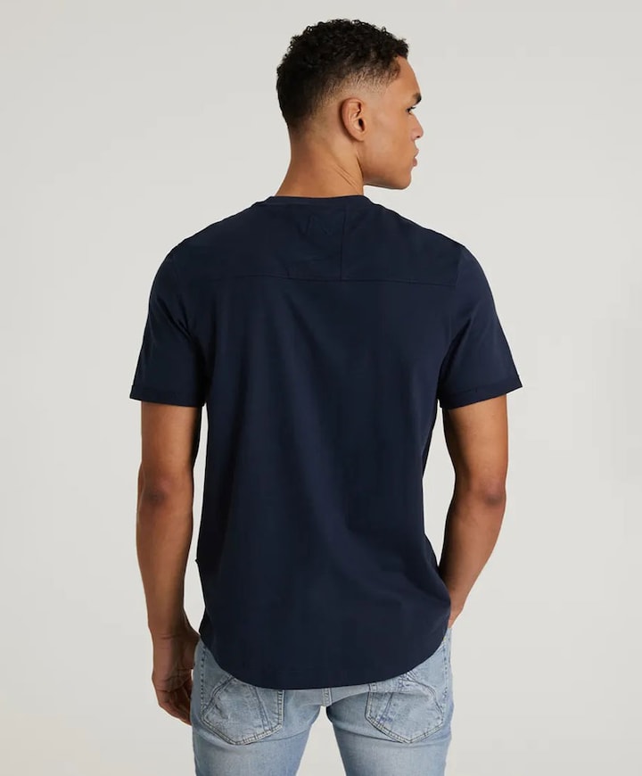 Heren T-shirt blauw