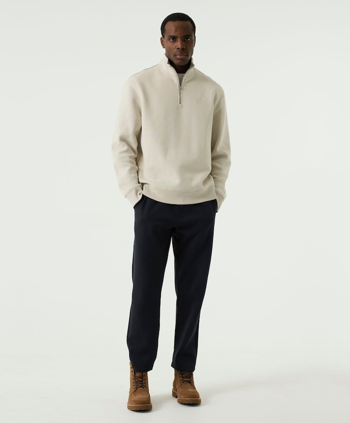 Heren sweater beige