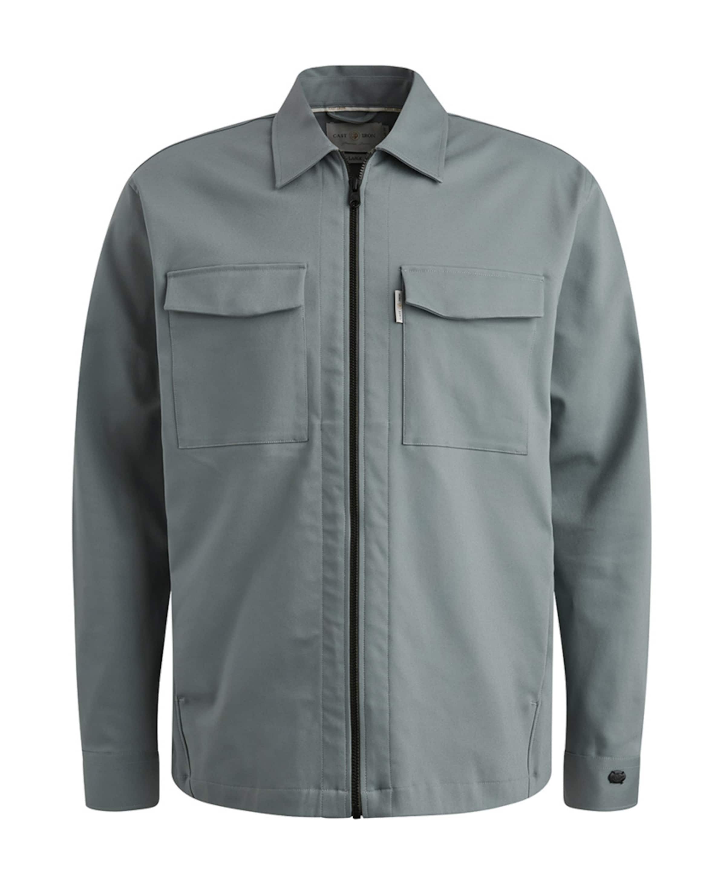 Heren overshirt blauw