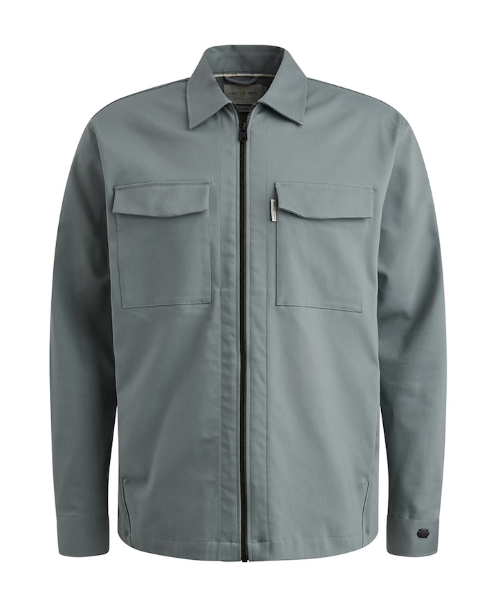 Heren overshirt blauw
