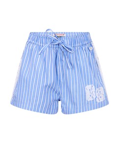 Luna meisjes korte broek blauw