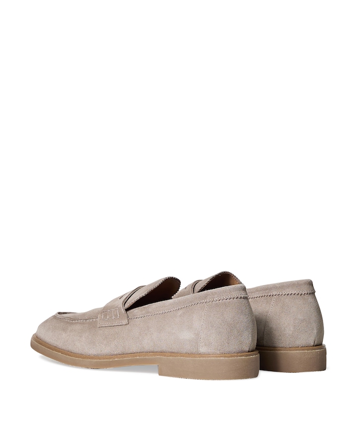 heren instappers beige