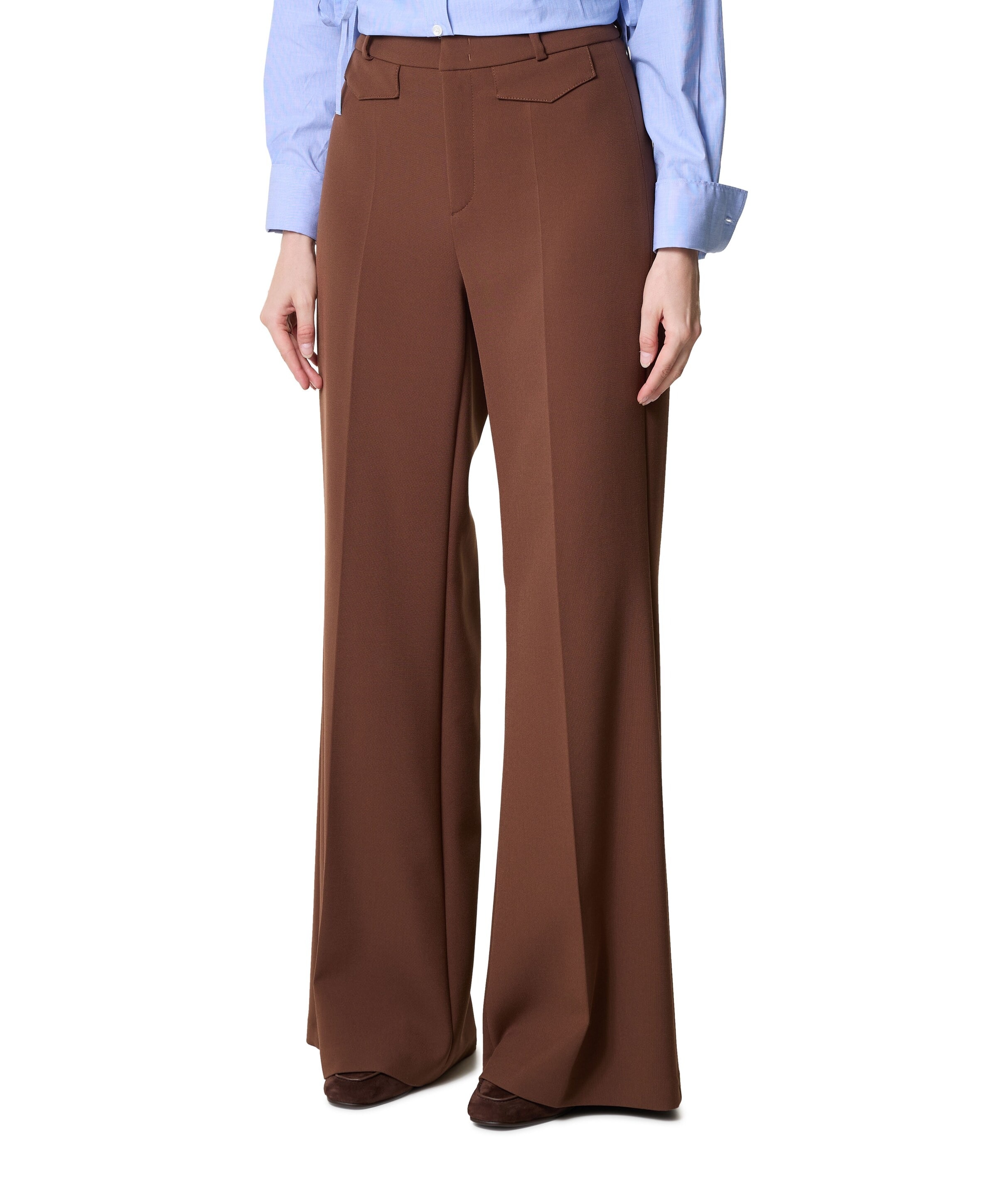 Famous dames broek bruin