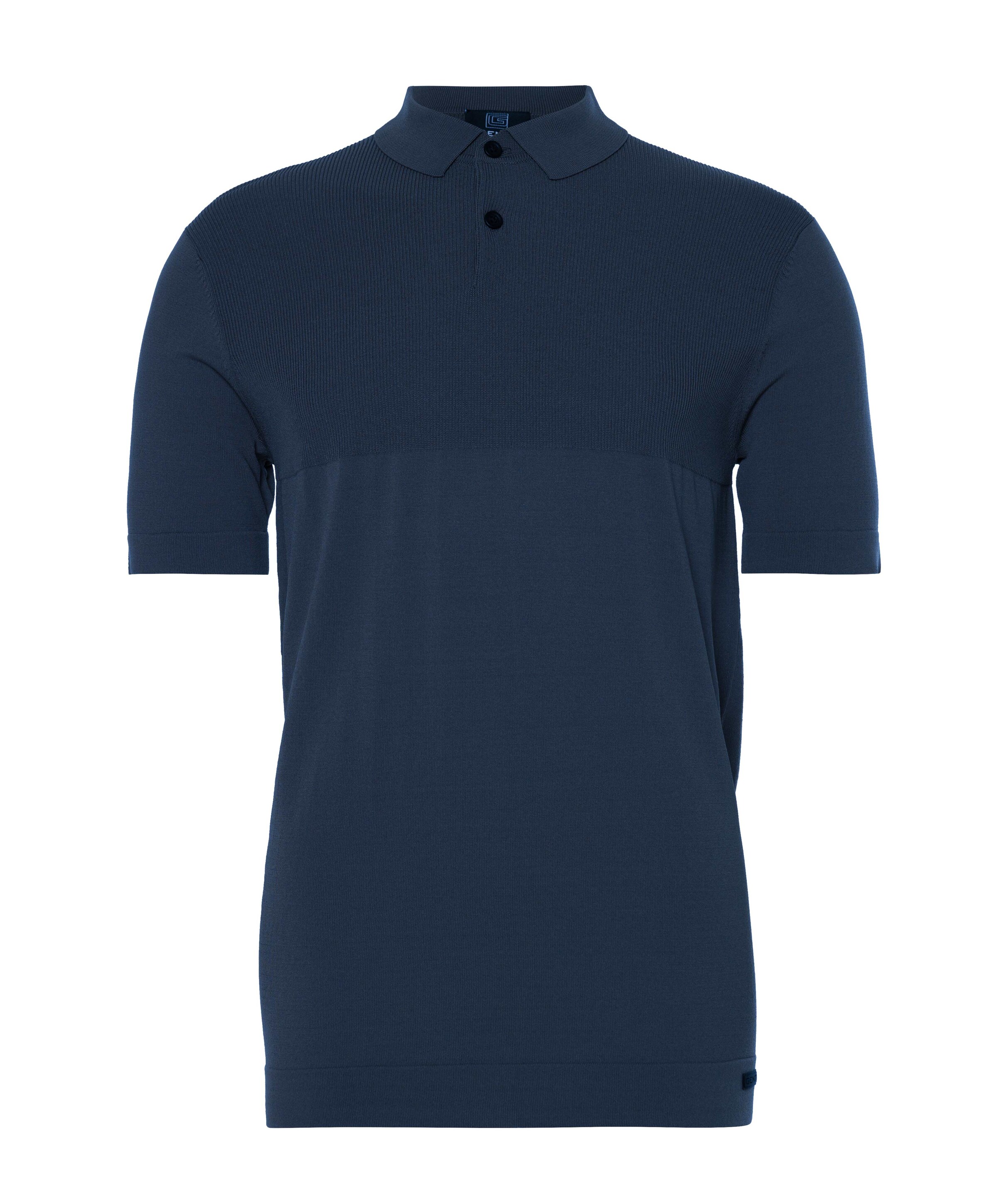 Heren polo blauw