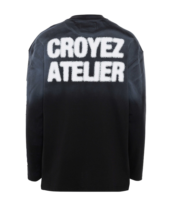 Heren longsleeve zwart