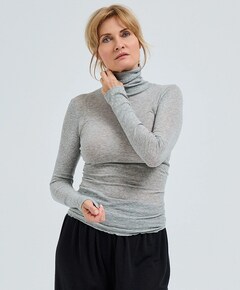 Dames longsleeve grijs