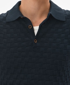 Heren polo blauw