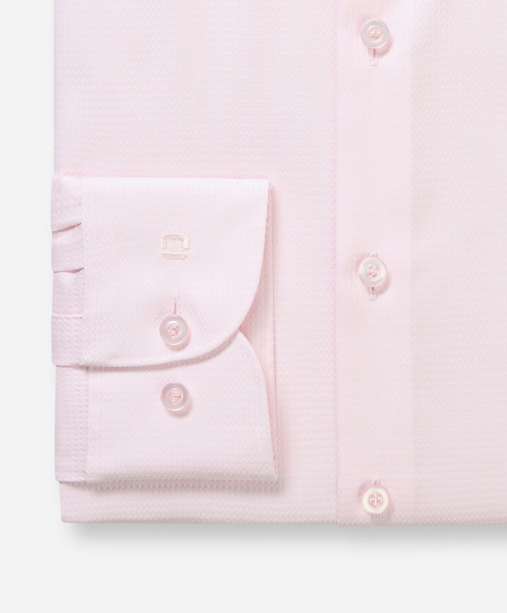 Heren overhemd extra lange mouw roze