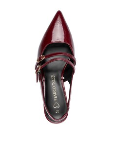 Women Sling sandalets bordeaux