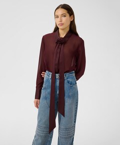 Dames blouse bordeaux