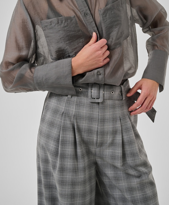 Dames blouse grijs
