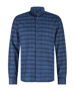 Overhemd lange mouw blauw