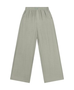 IRREGULAR WIDE LEG dames broek groen