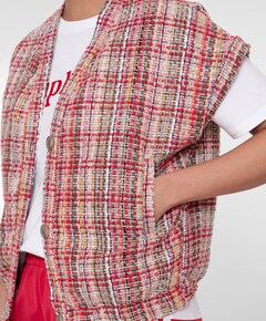Dames gilet rood