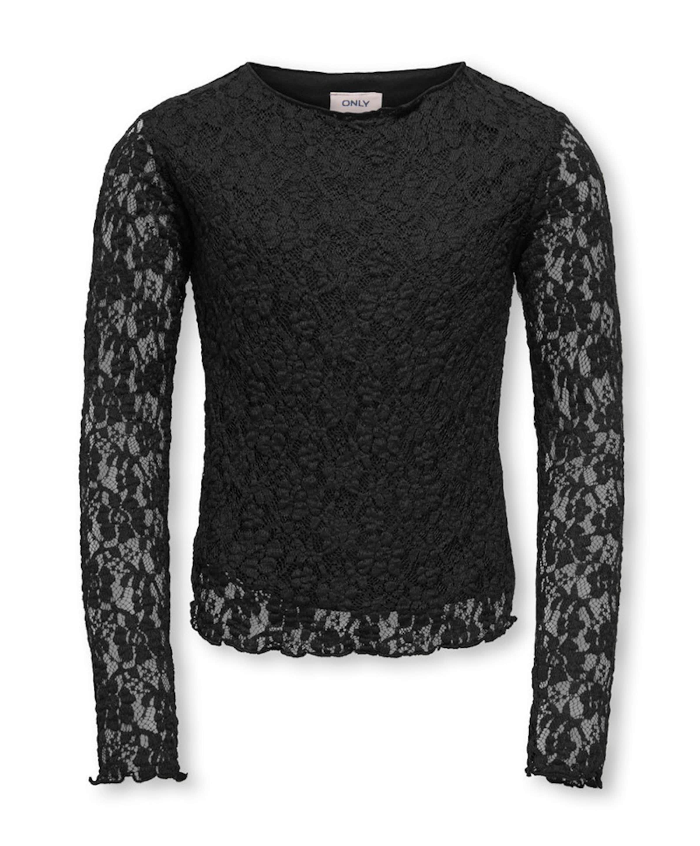 Meisjes longsleeve zwart