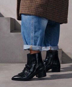 Rose Hannah dames enkellaarzen zwart