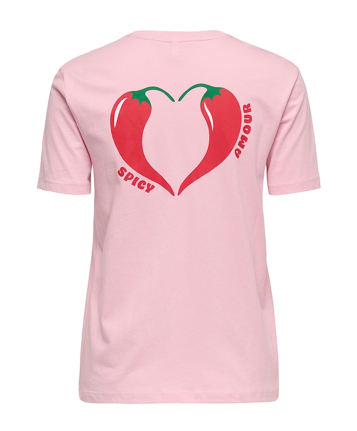 Dames t-shirt roze