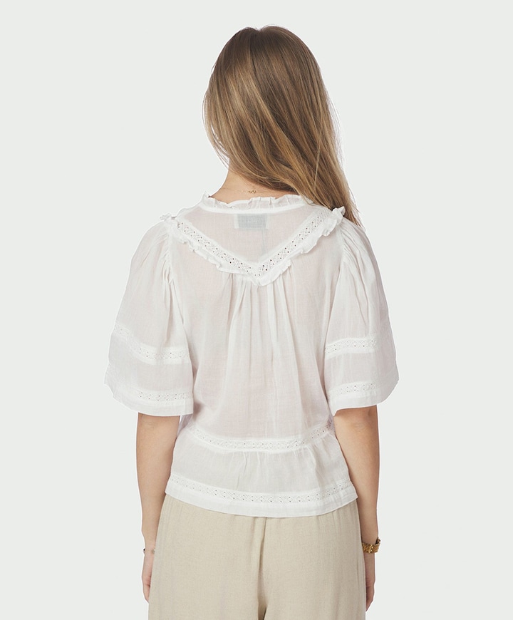 Dames blouse wit