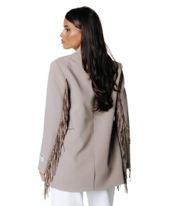 Dames blazer beige