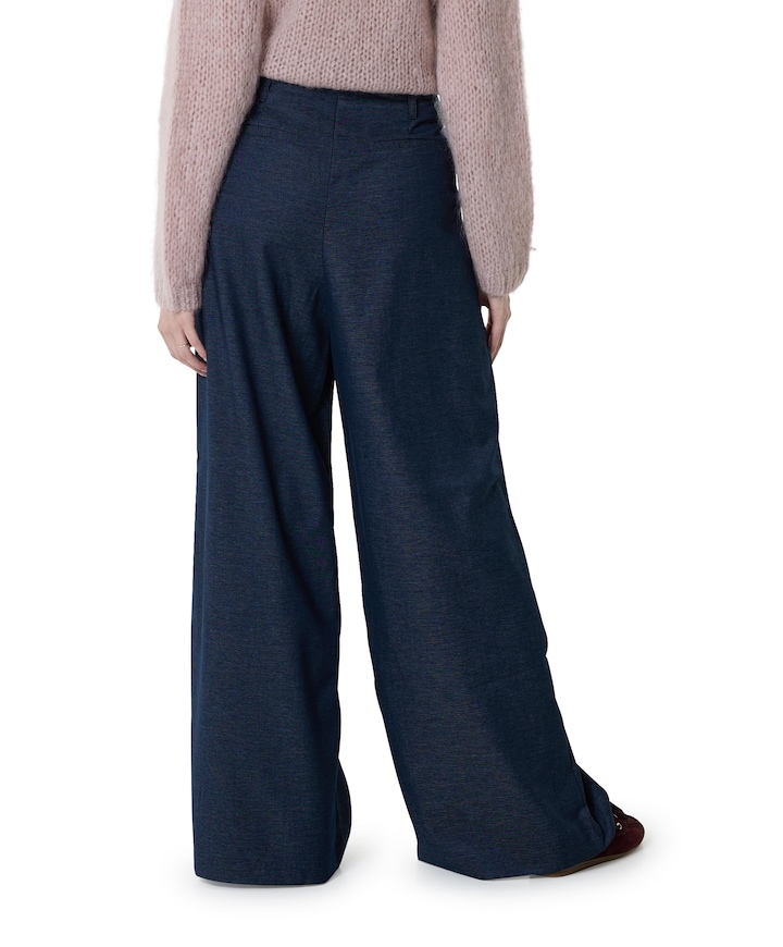 Long broek blauw