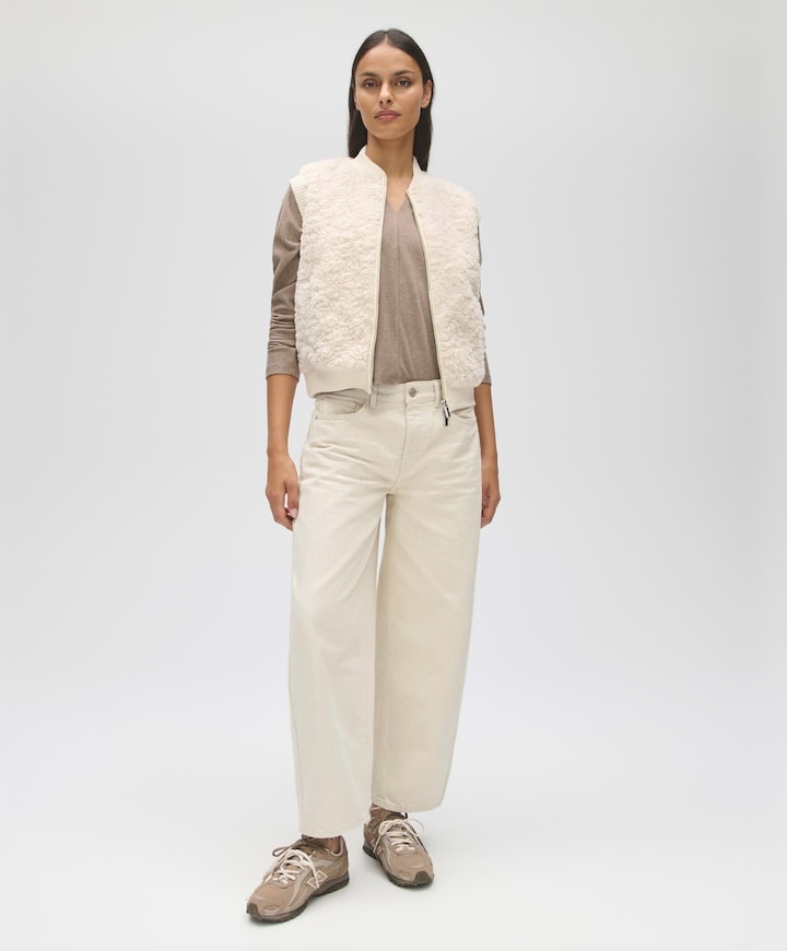 Dames gilet ecru