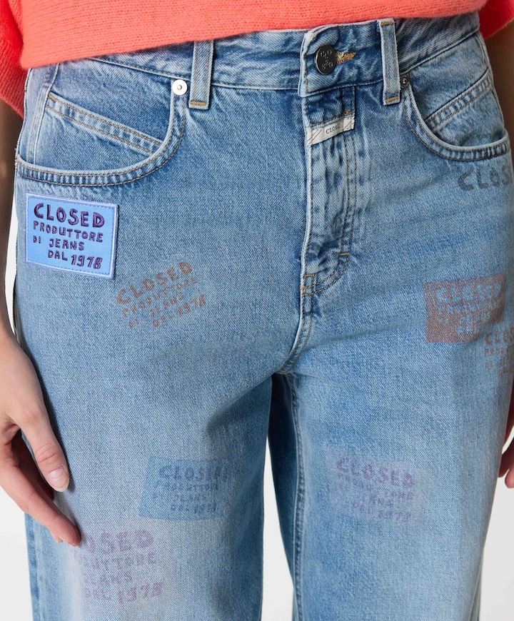 Nikka dames jeans blauw