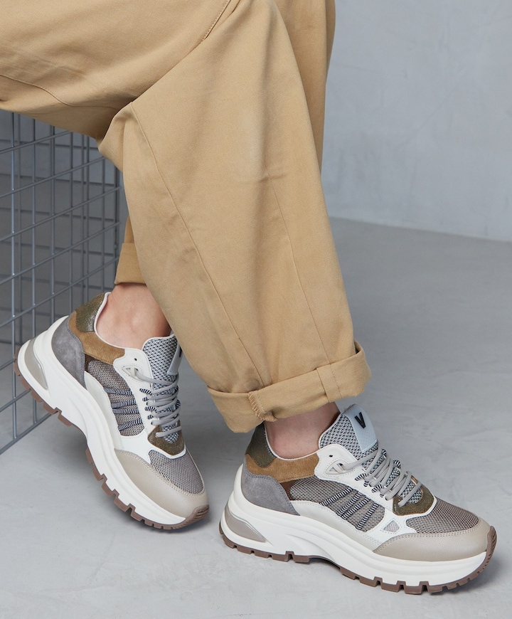 Liz Dae dames sneakers beige