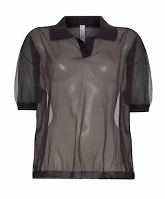 Dames polo zwart