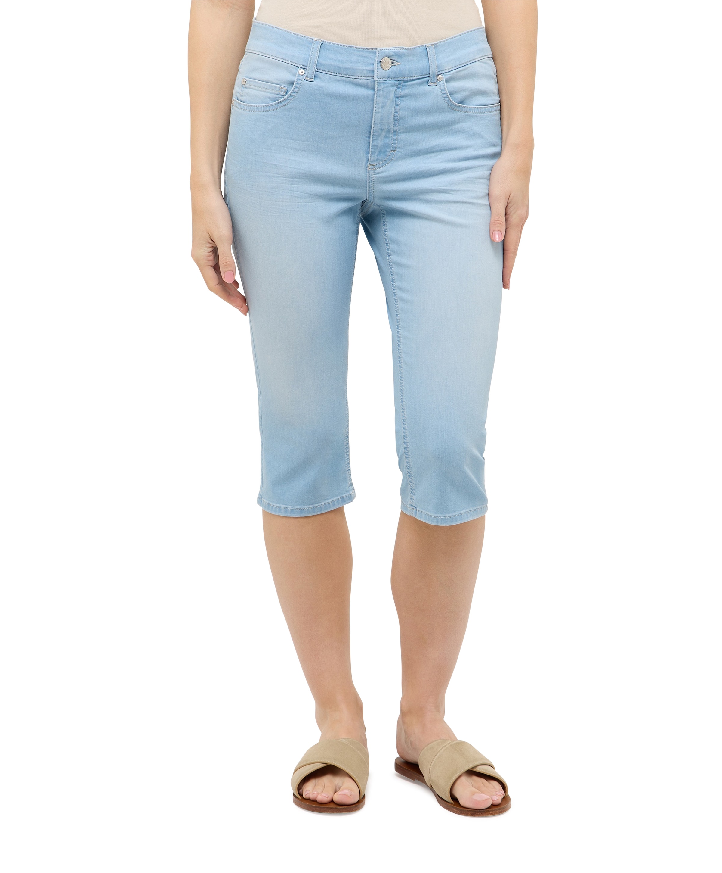 Anacapri dames capri broek blauw