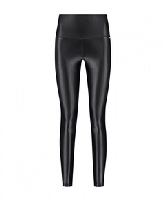 Shine leggings High Waistband dames tight zwart